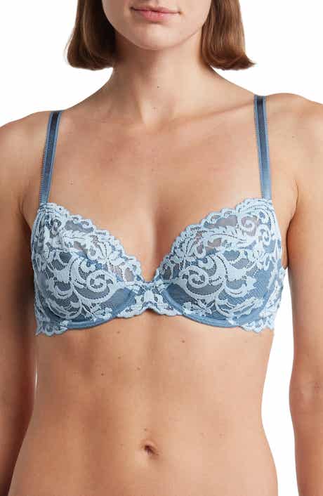 Wacoal Women's How Perfect Wire Free Bra, Blue Hydrangea, 32B : :  Clothing, Shoes & Accessories