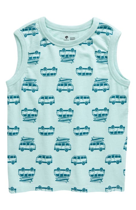 Kids' Surf Print Cotton Tank (Toddler, Little Kid & Big Kid)