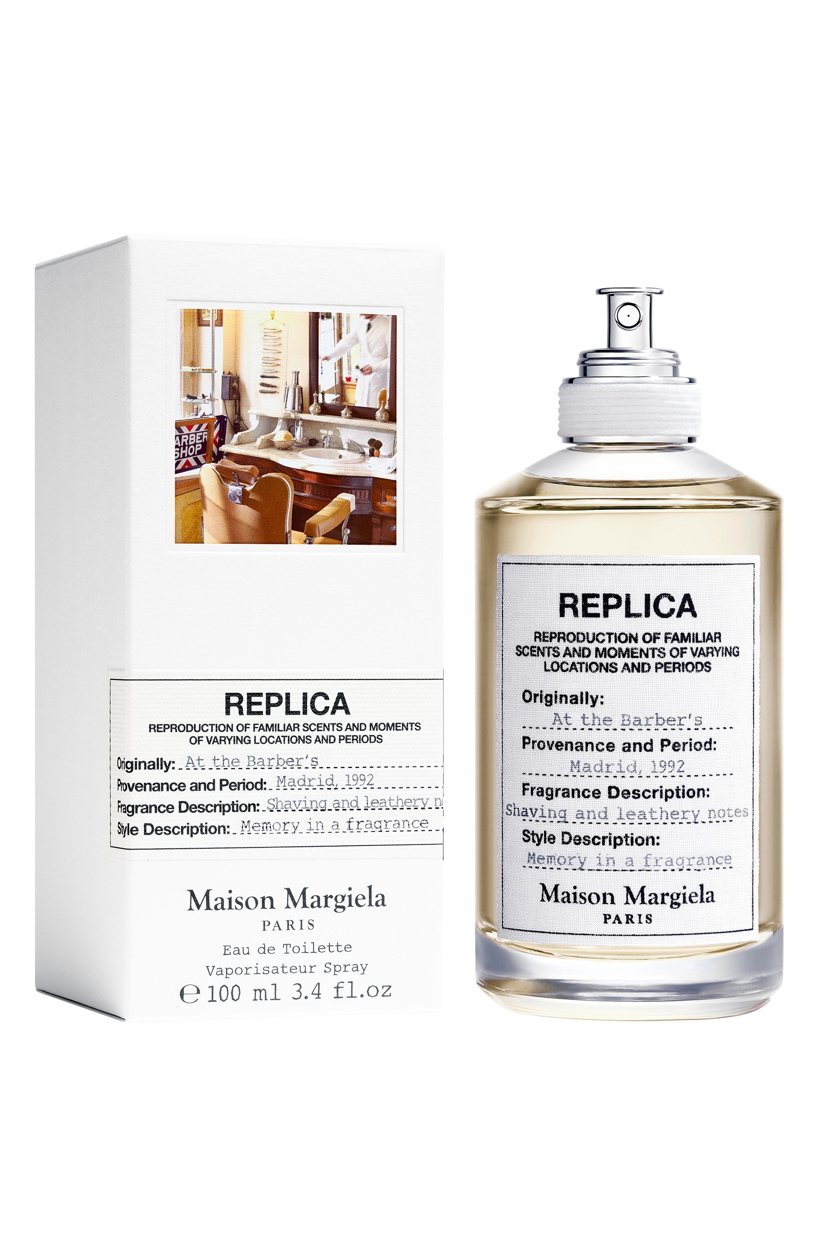 replica perfume at the barber