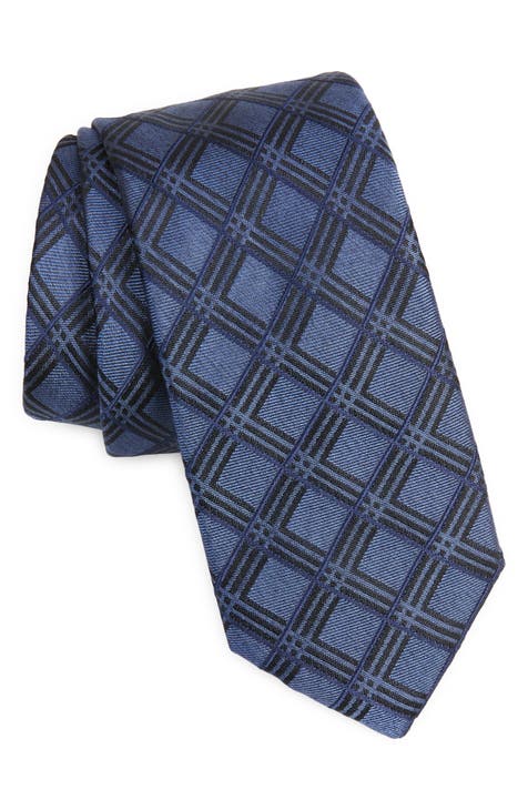 Yana Grid Silk Tie