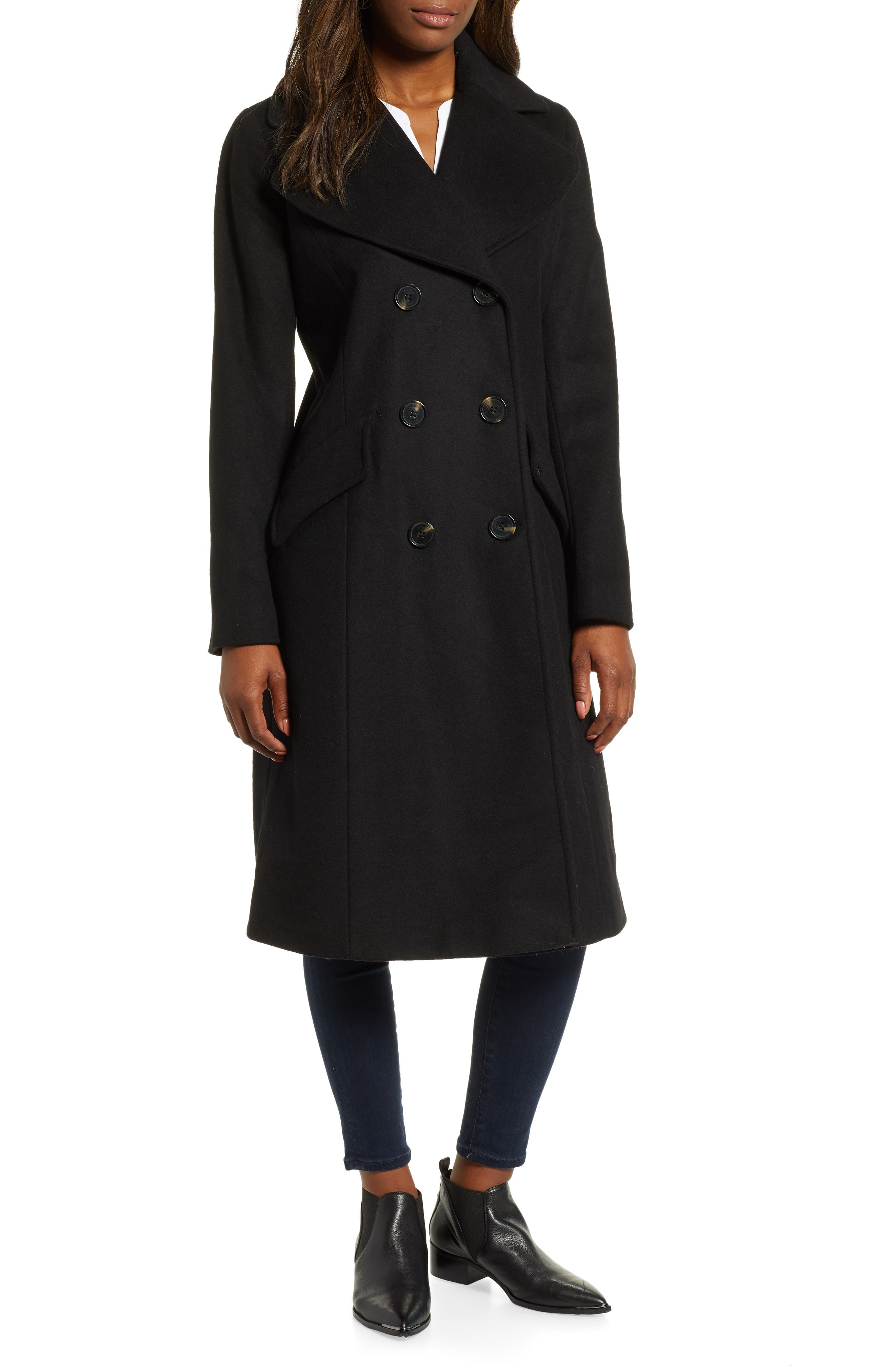michael kors double breasted coat