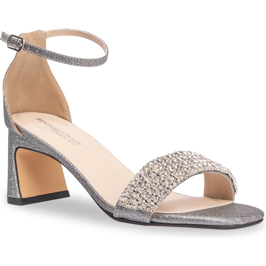 Touch Ups Jade Ankle Strap Sandal In Pewter