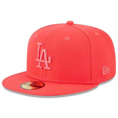 Los Angeles Dodgers New Era 100th Season Orange Undervisor 59FIFTY Fitted  Hat - Green