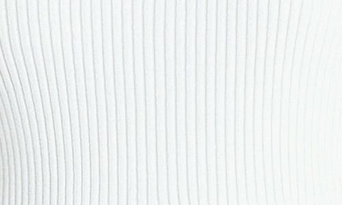 English Factory Mixed Media Puff Sleeve Top In Ivory