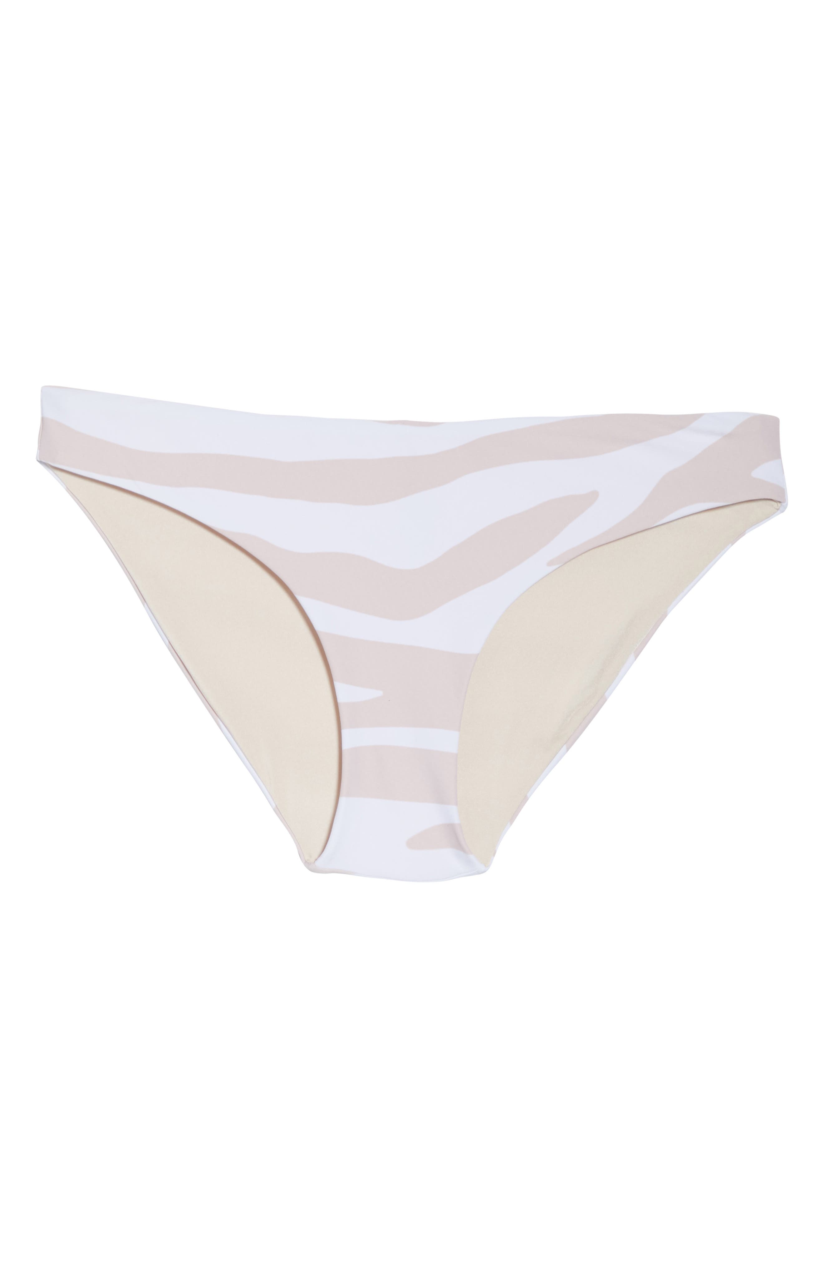 Onia Lily Textured Bikini Bottoms, White