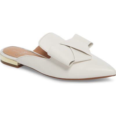 Linea Paolo Anya Bow Mule- White