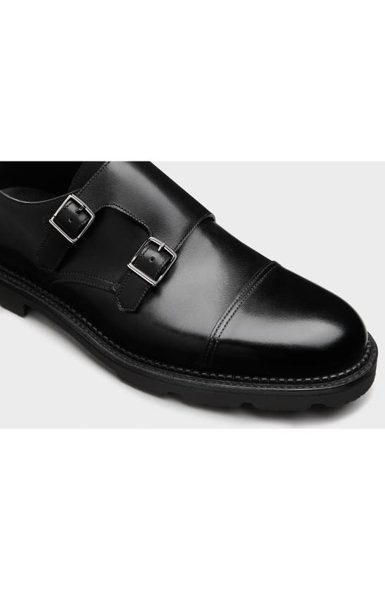 Shop John Lobb William New Standard Double Monk Shoe In Black