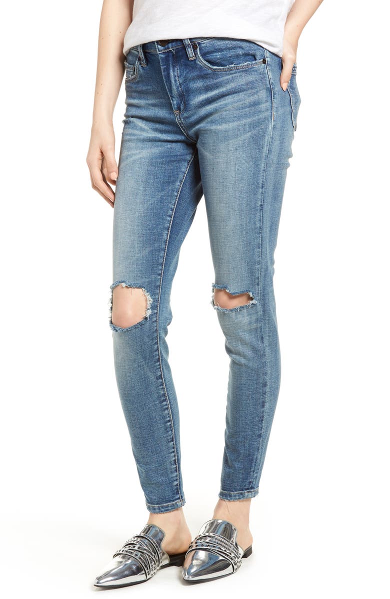 BLANKNYC Ripped Skinny Jeans, Main, color, 