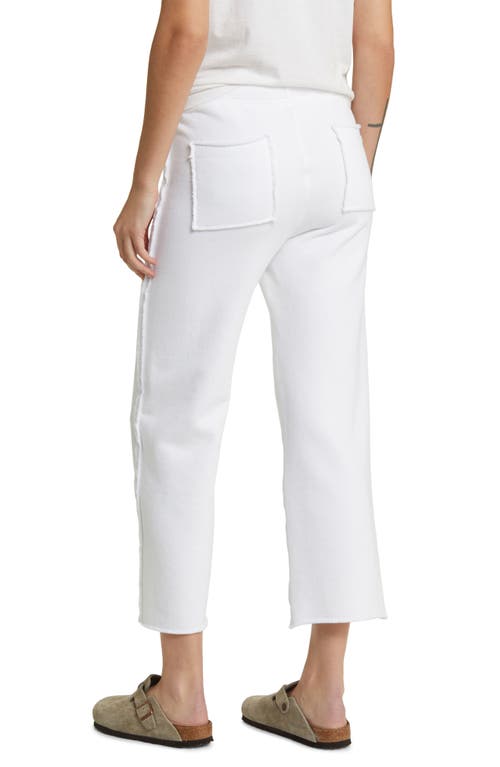 Frank & Eileen Bella Tie Waist Sweatpants In White