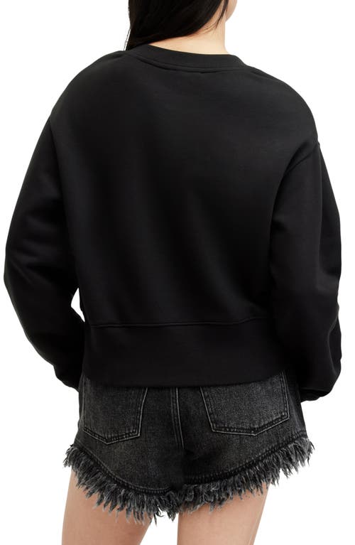 Shop Allsaints Flite Separo Sweatshirt In Black