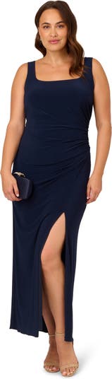 Ruched Jersey Gown