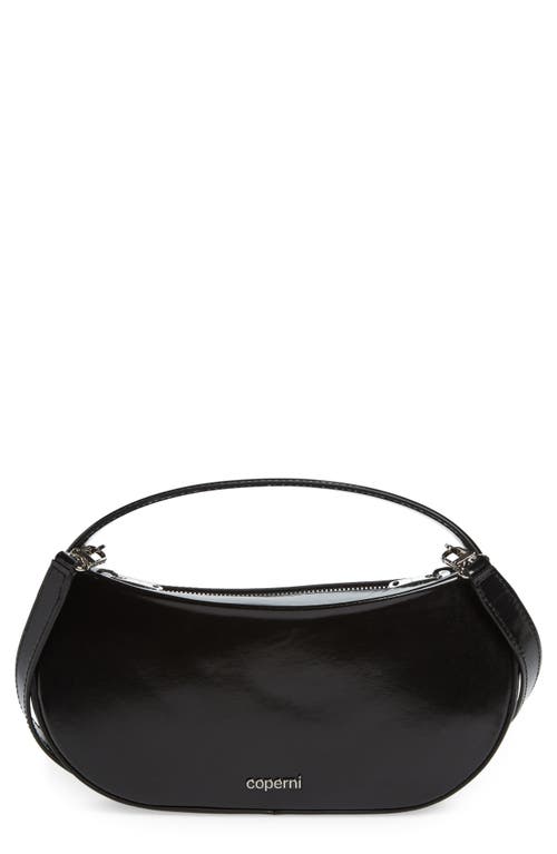Coperni Small Sound Swipe Leather Top Handle Bag in Black at Nordstrom
