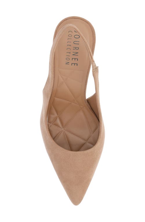 Shop Journee Collection Elenney Slingback Pump In Tan