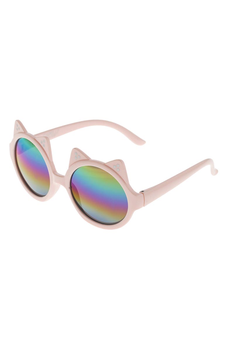Capelli New York Rainbow Lens Cat Ear Round Sunglasses Girl