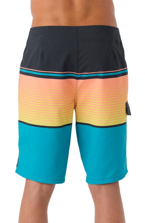 O'neill Lennox Stripe Board Shorts In Pagoda Blue