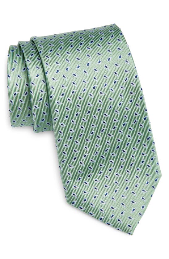 Shop Nordstrom Paisley Silk Tie In Green