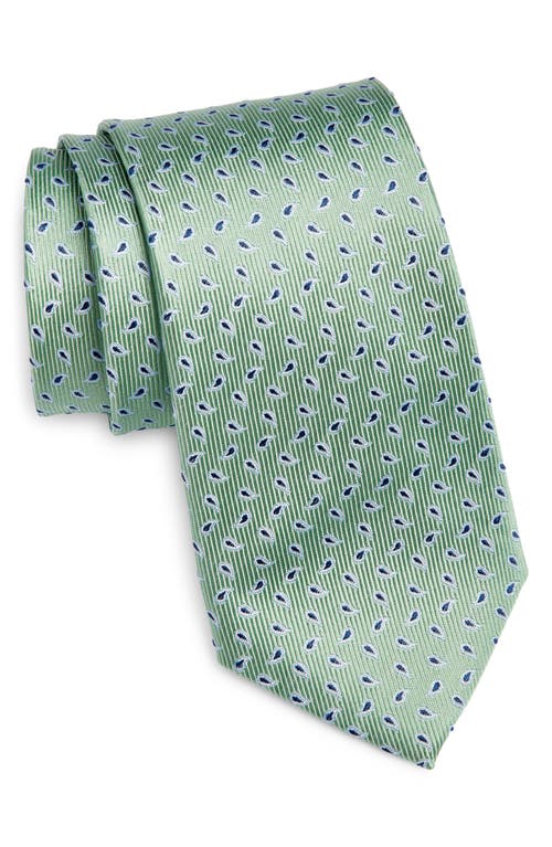 Paisley Silk Tie in Green