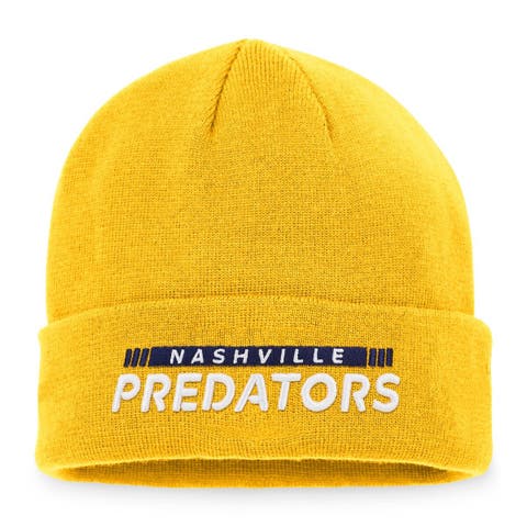 Nashville Predators Authentic Retro NHL Winter Classic Beanie White Knit  Hat Pom