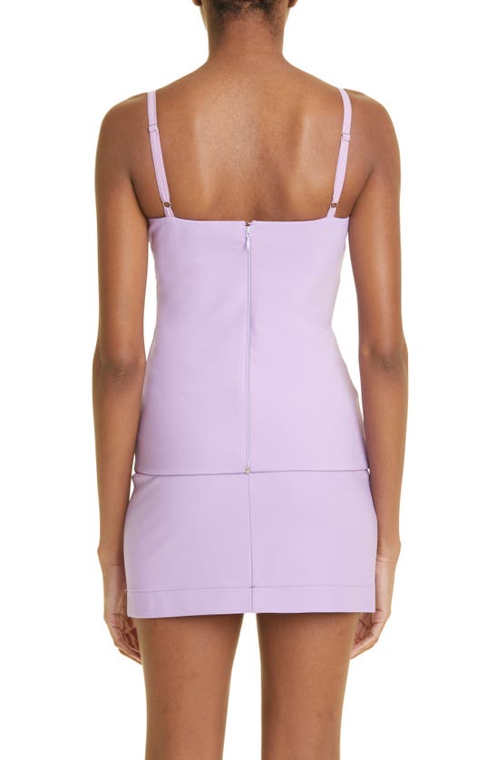 NENSI DOJAKA CUTOUT PADDED CORSET TOP