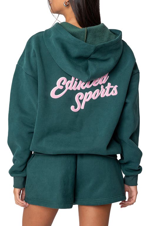 Edikted So Sporty Hoodie In Green