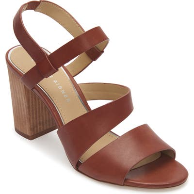 Etienne Aigner Lane Block Heel Sandal, Brown