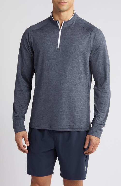 zella Slubbed Performance Quarter Zip Pullover at Nordstrom,