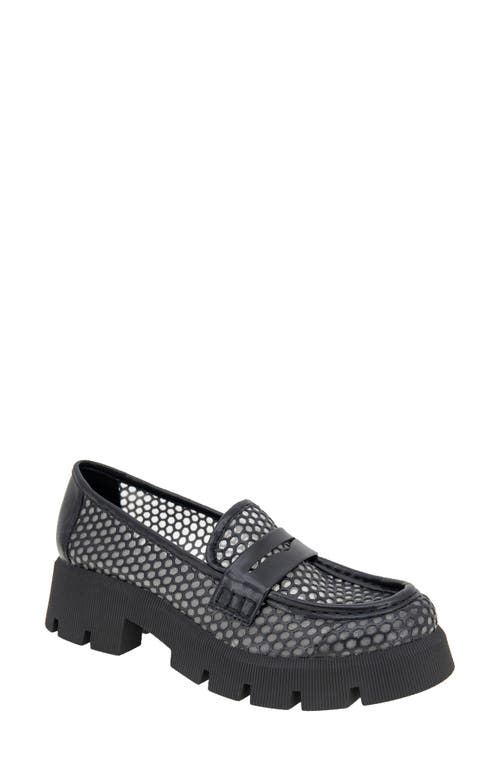 bcbg Rama Platform Penny Loafer Black at Nordstrom,