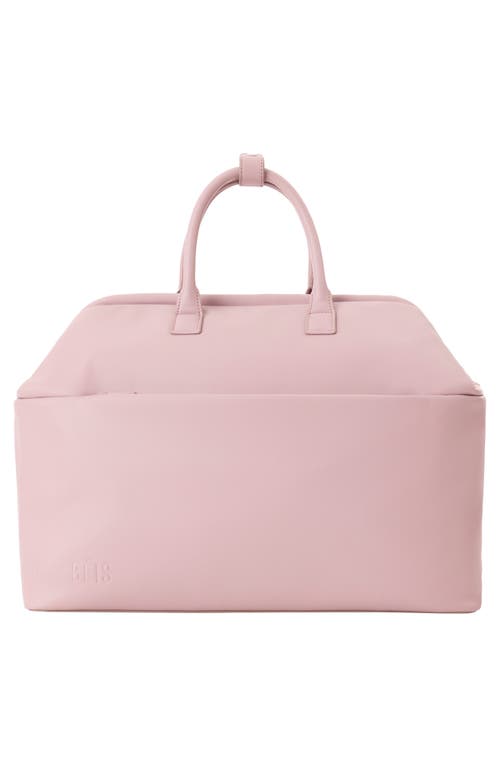 Shop Beis Béis The Wicked Faux Leather Weekend Bag In Pink