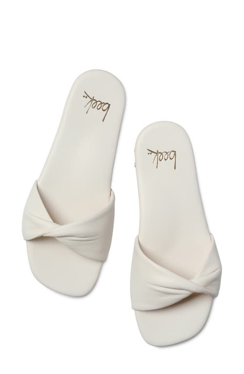 Beek Whipbird Slide Sandal In Eggshell