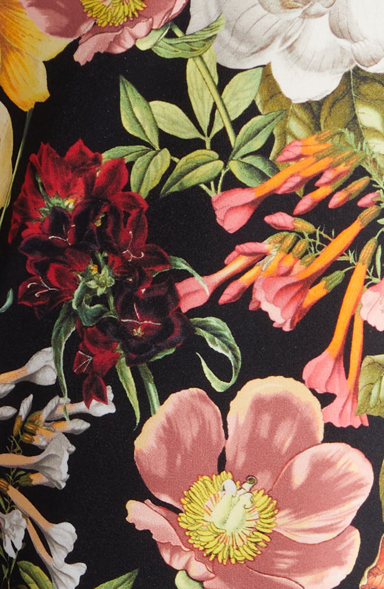 【ALICE+OLIVIA】Brynlee Bootcut Pants - Juniper Floral Black Alice + Olivia Brynlee Floral Bootcut Pants in Juniper
