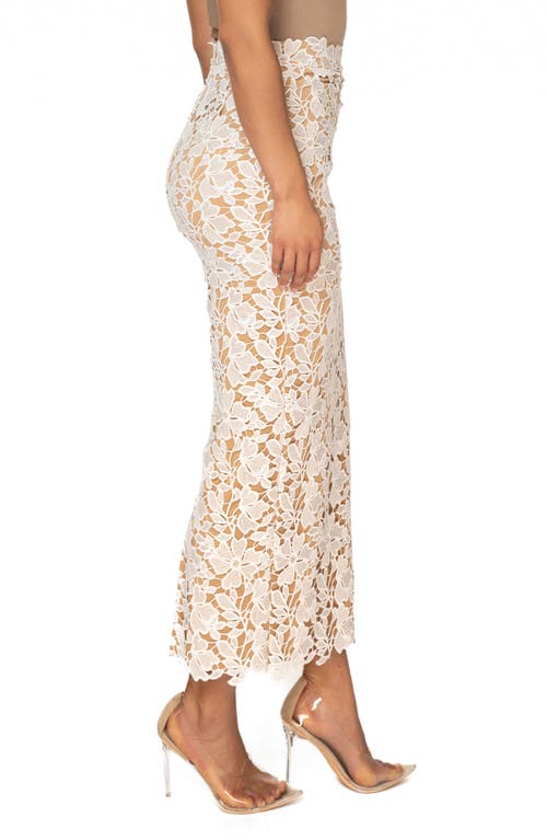 Shop Jluxlabel Lace Romance Skirt In White