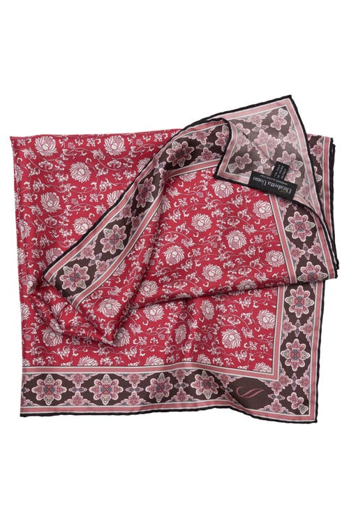 Shop Elizabetta Caserta - Hand Rolled Silk Neckerchief In Red