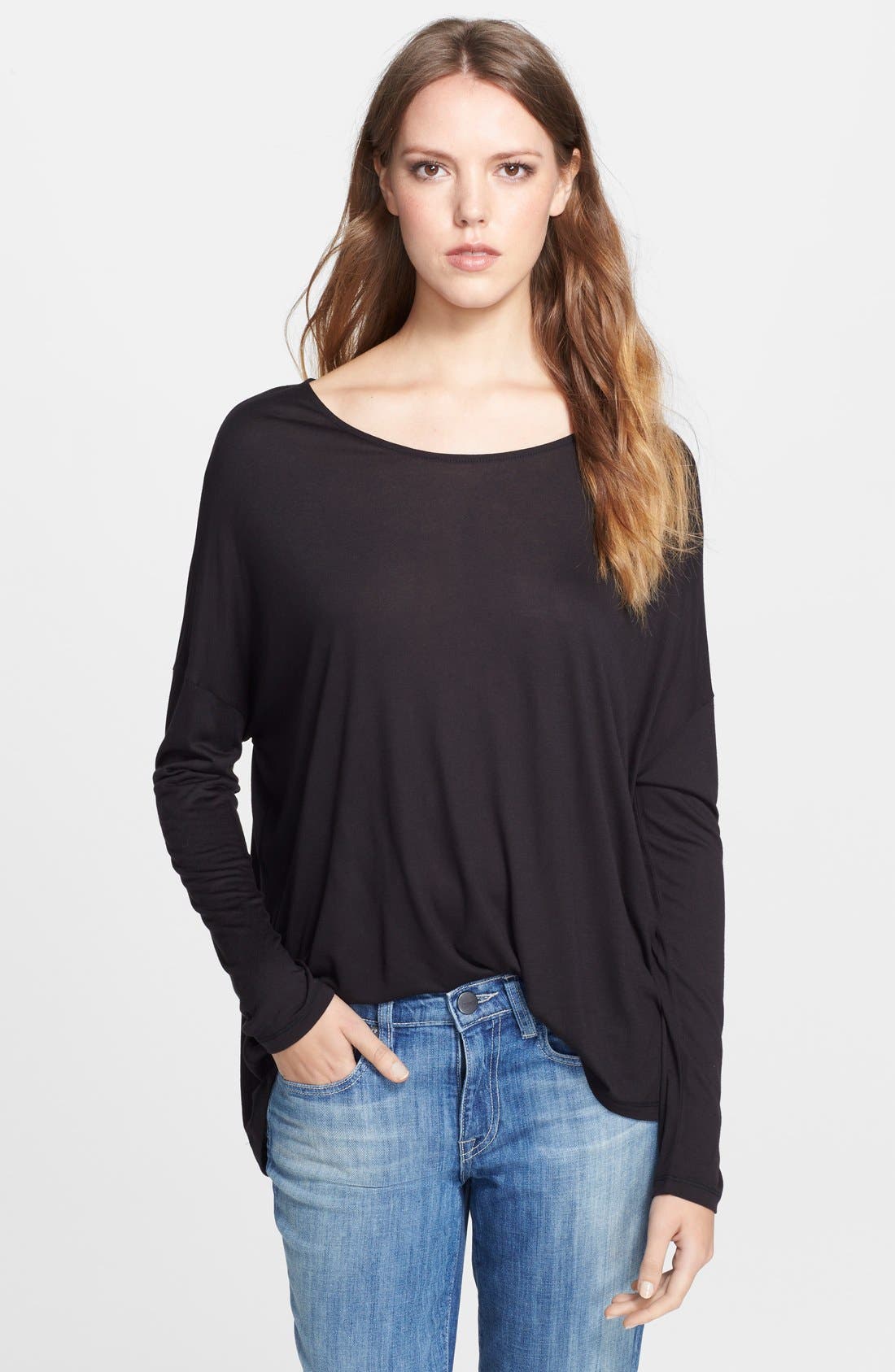 Vince Drop Shoulder Long Sleeve Tee Nordstrom
