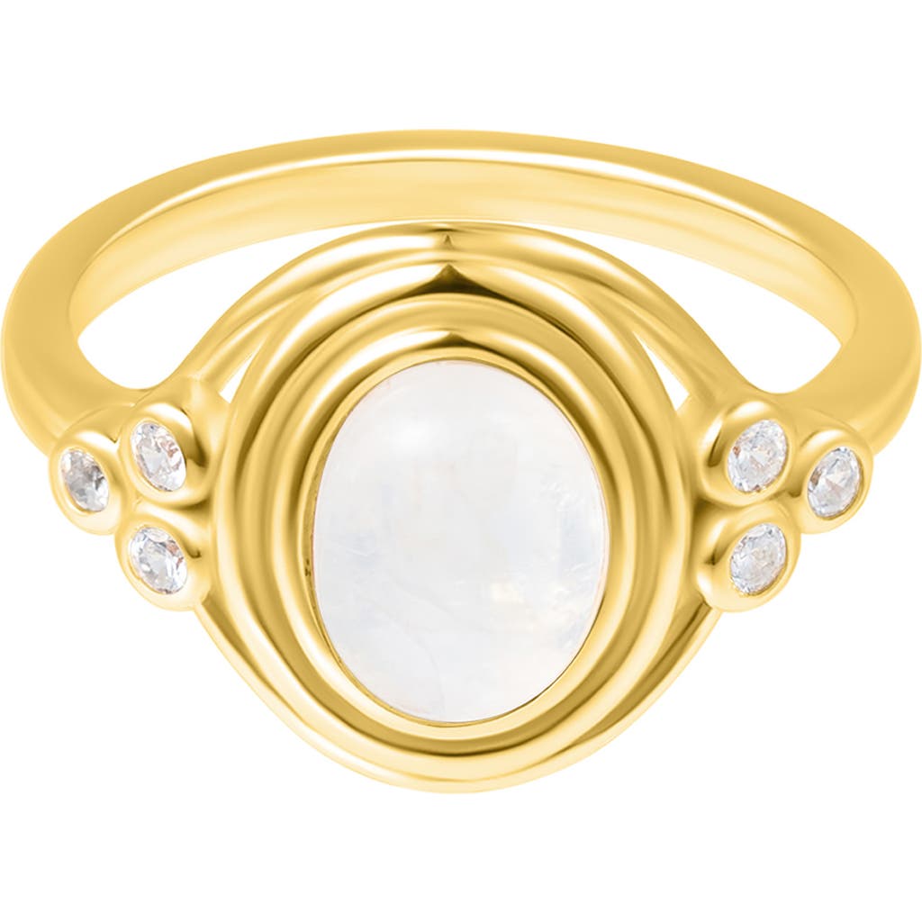 Adornia Fine Moonstone Ring In White