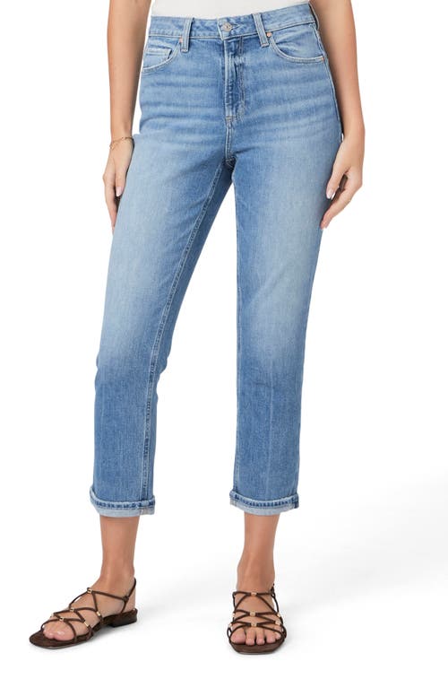 PAIGE Brigitte Cuffed High Waist Crop Jeans (Viva) at Nordstrom,