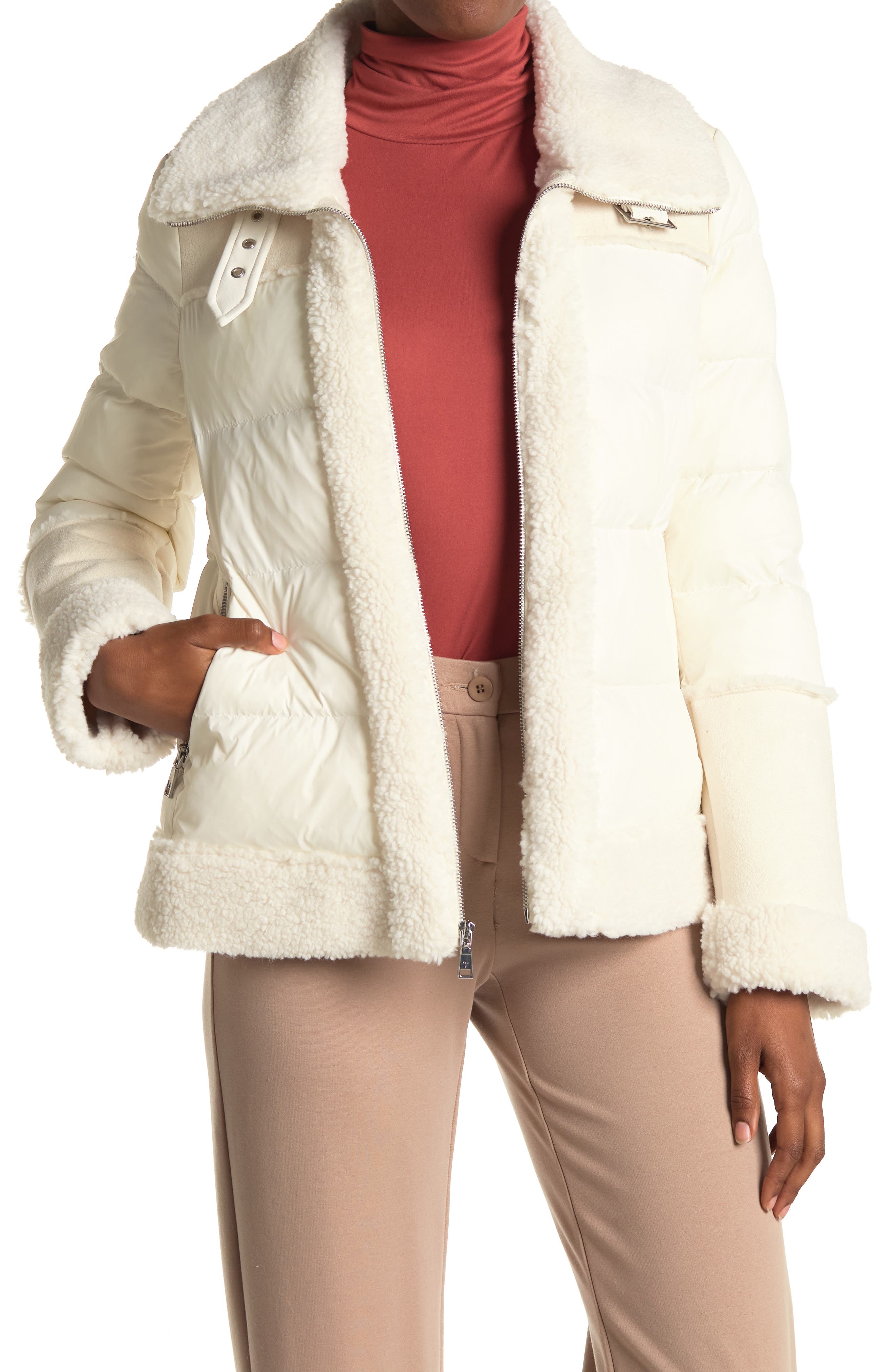 tahari quilted jacket