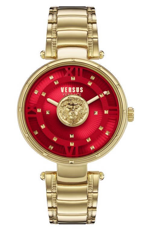 VERSUS Versace Moscova Bracelet Watch, 38mm in Ip Yellow Gold 