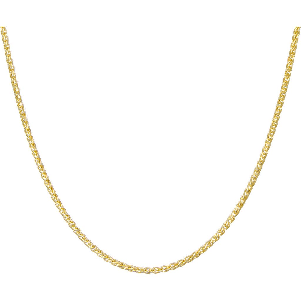 Fzn Wheat Chain Necklace In Yellow
