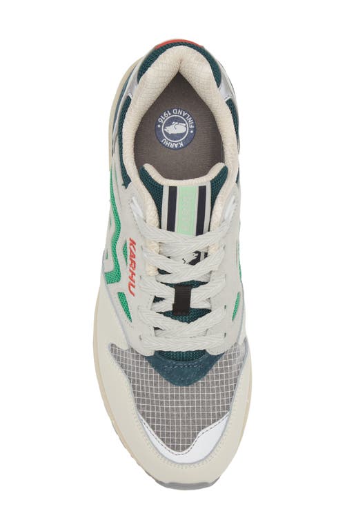 Shop Karhu Gender Inclusive Legacy 96 Sneaker In Lily White/island Green