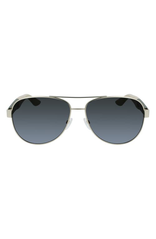 FERRAGAMO Lifestyle 61mm Aviator Sunglasses in Matte Gold at Nordstrom