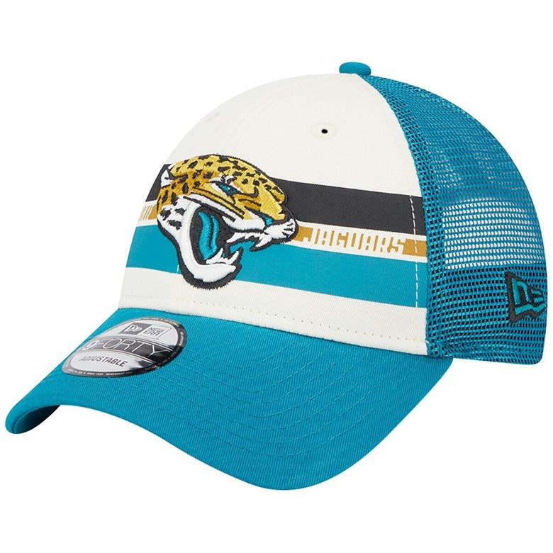 Jacksonville Jaguars NFL Horizontal Stripe Light Up Beanie