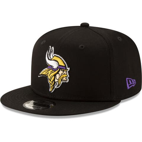 Men's '47 Black Minnesota Vikings Team Tonal Clean Up Adjustable Hat