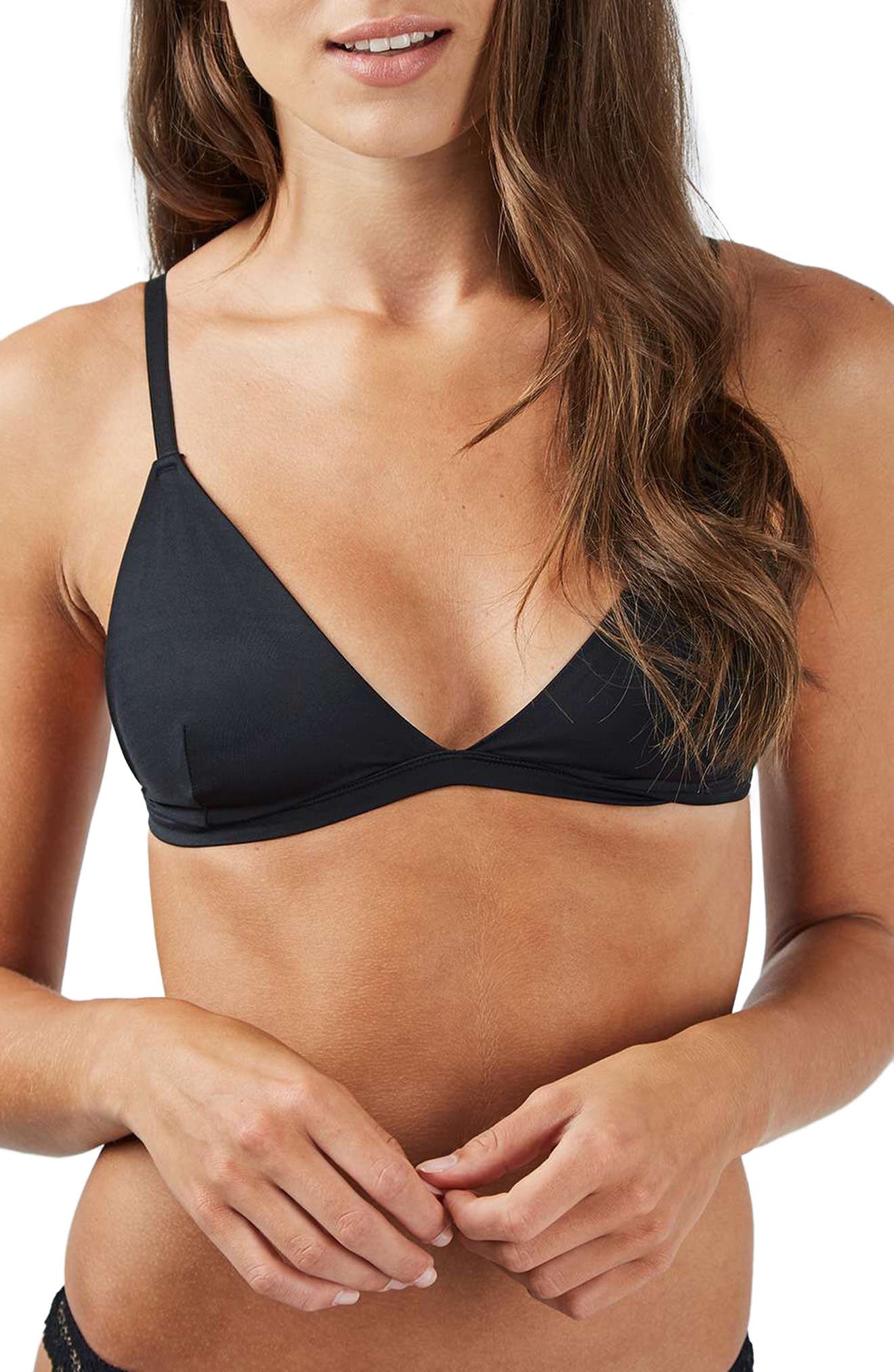 seamless triangle bralette