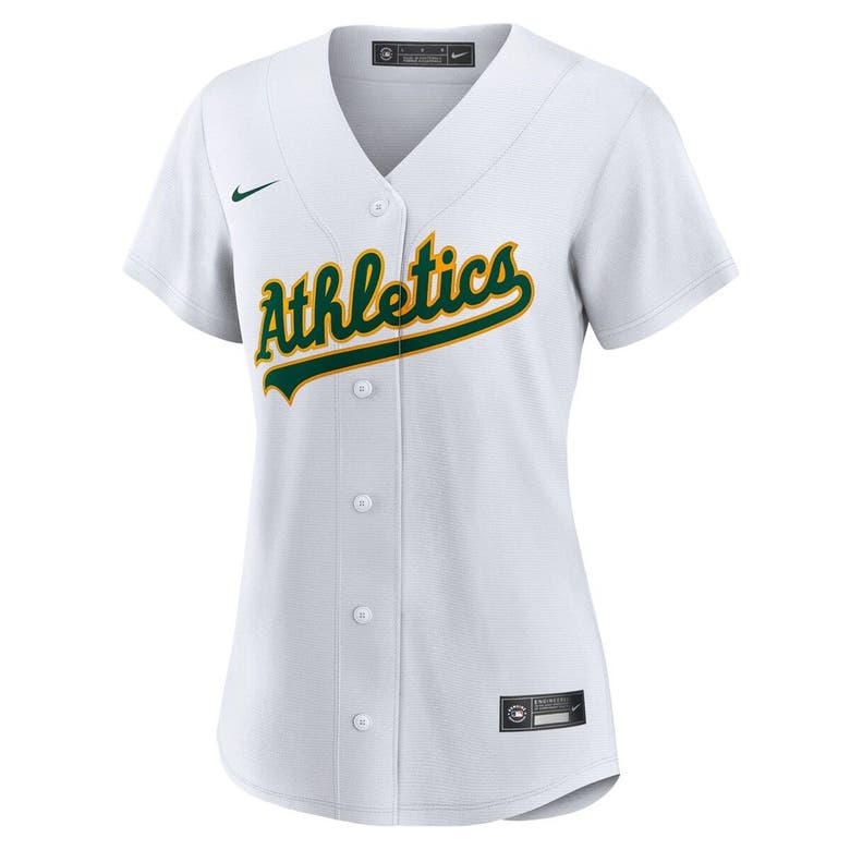 Youth Nike Khris Davis White Oakland Athletics Home Jersey Size: Large