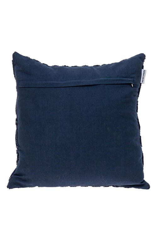 Parkland Collection Sorrel Hand-woven Accent Pillow In Navy