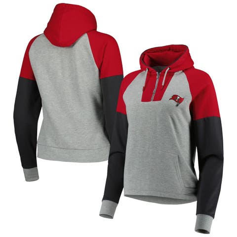 Tampa Bay Buccaneers Antigua Reward Crewneck Pullover Sweatshirt -  Heathered Black