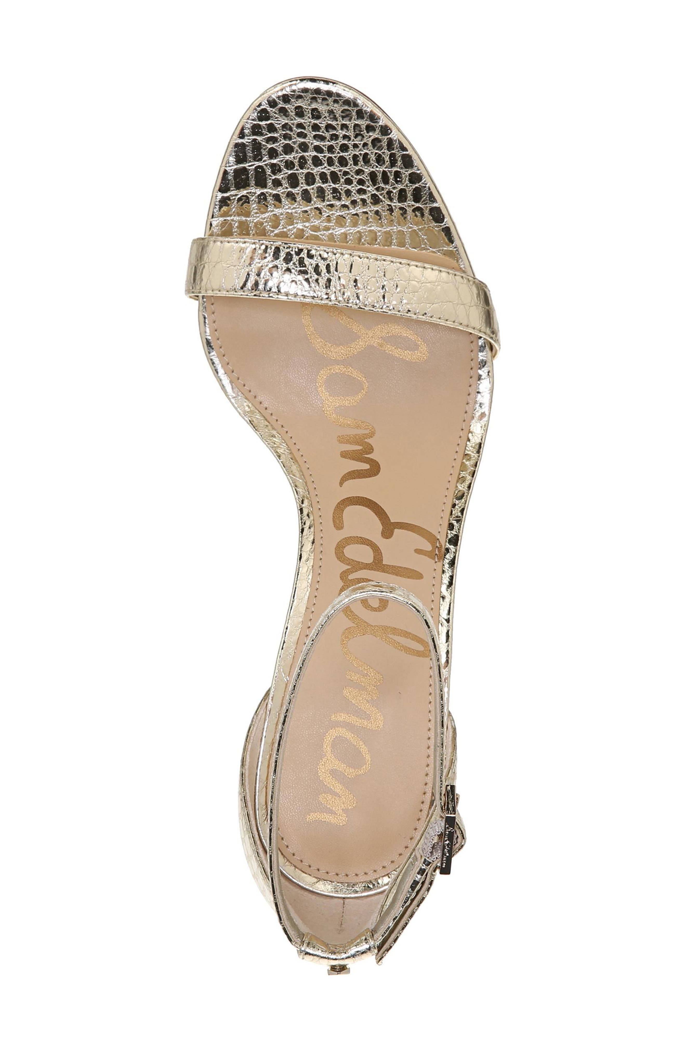 SAM EDELMAN,
                            'Patti' Ankle Strap Sandal,
                            Alternate thumbnail 148, color,
                            909