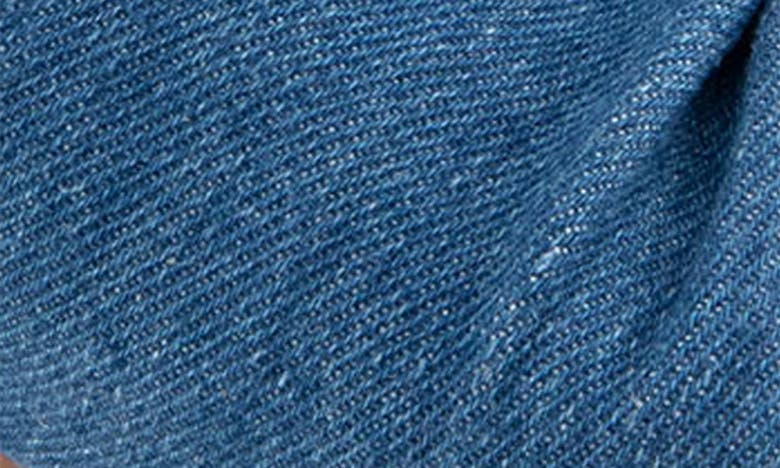 Shop Aerosoles Miki Leopard Print Sandal In Medium Blue Denim
