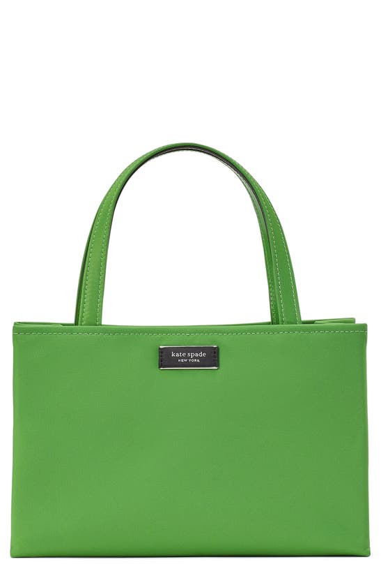 Kate Spade Small Sam Icon Convertible Recycled Nylon Tote In Ks Green