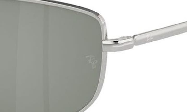 Shop Ray Ban Ray-ban 56mm Irregular Sunglasses In Silver